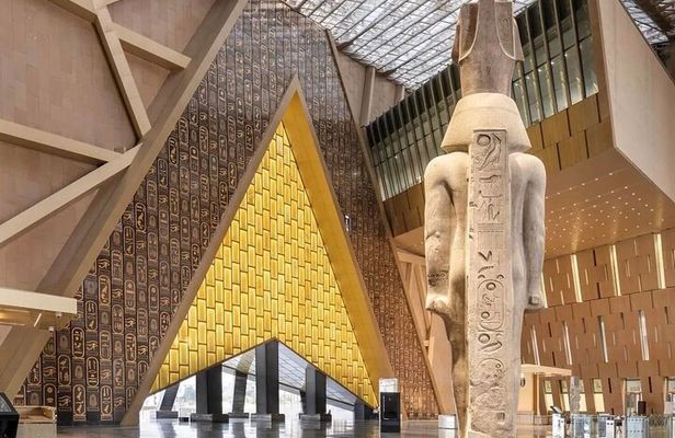 Pyramids of Giza and The Grand Egyptian Museum Full Day Tour 