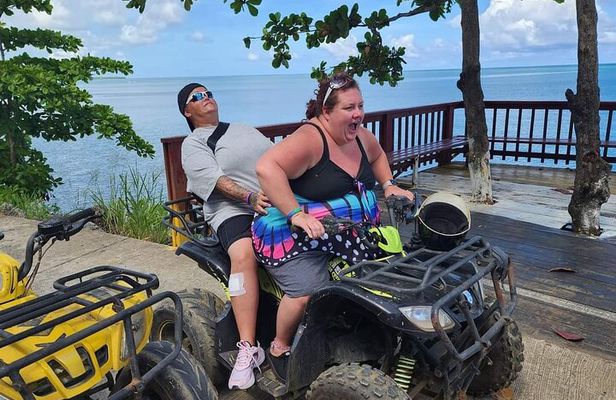 ATV, Horseback Riding Brandy's key private beach in Roatan 
