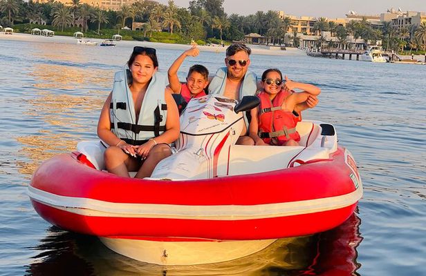 120 MINUTES Dubai Private Self-Drive SeaKart Jet Ski Boat Tour 