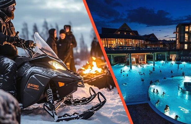 From Krakow Snowmobile with Thermal Pools and Hotel Pickup
