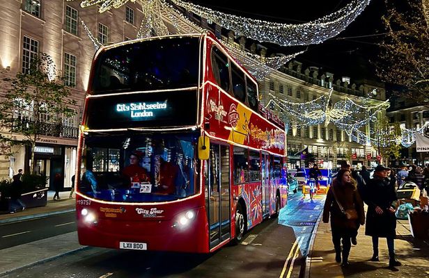 City Sightseeing London Christmas Lights Open-Top Bus Tour