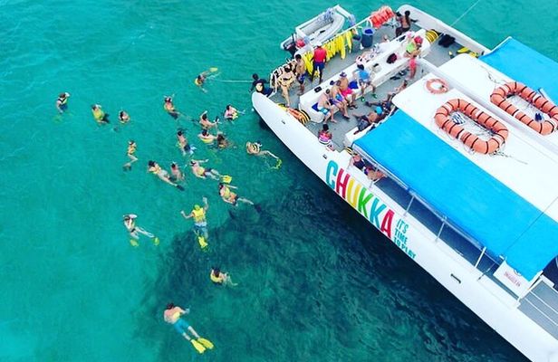 Catamaran Cruise with Dunns River Falls from Montego Bay