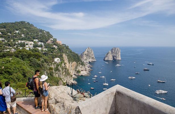 From Salerno Capri Small Group Land and Sea Tour