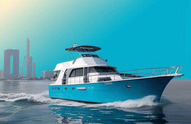 Dubai Luxury Private Yacht Rental - 64ft Hatteras Vogue
