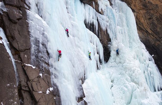Private Ice Climbing Experience Near Almaty with Pickup