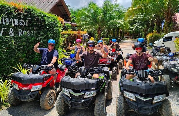 ATV Ride Through Mountain and Waterfall Trails in Khao Lak