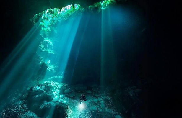 Cenotes El Pit and Nicte Ha Guided Scuba Diving