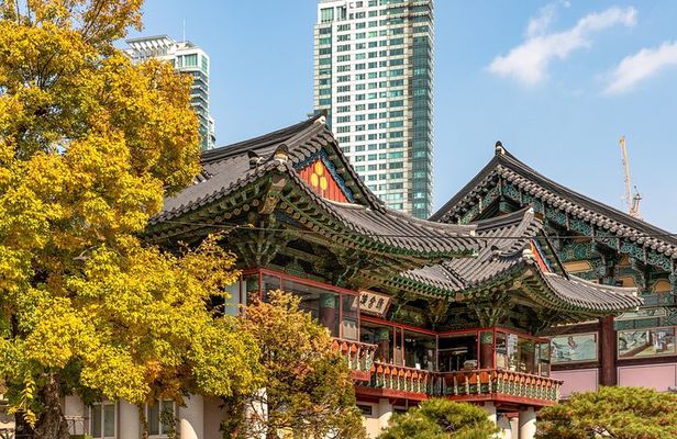 Korea Temple & Starfield Library Gangnam K-BBQ