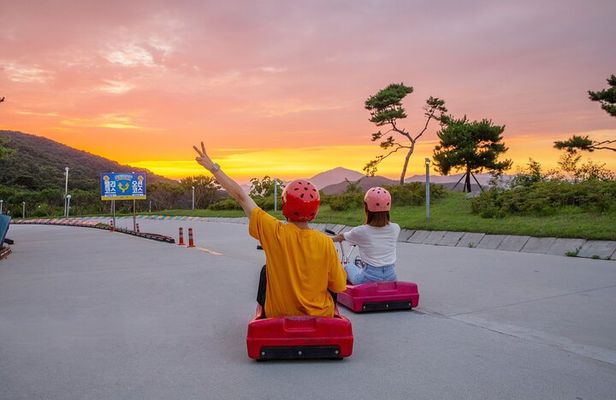 Incheon Luge Railbike Gaehangjang and Haneul Park Full Day Tour