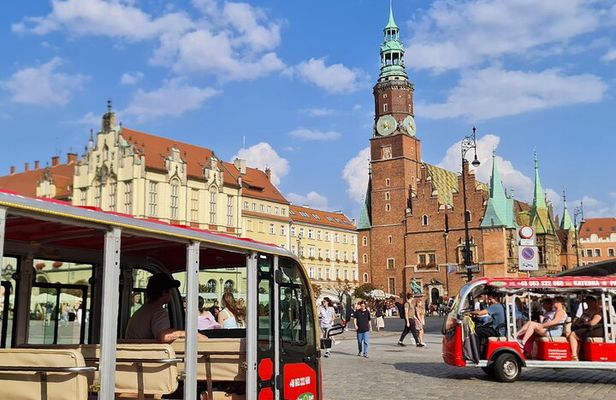 Wroclaw tour with electric bus, 2 h (English guide) 5-13 people