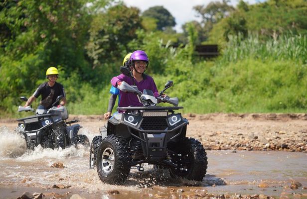 2-3 hrs. ATV Mae Wang Adventure, Feeding, Rafting &Waterfall Tour
