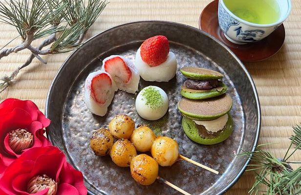 Mochi Matcha Gluten Free Japanese Sweets Class near Shibuya area