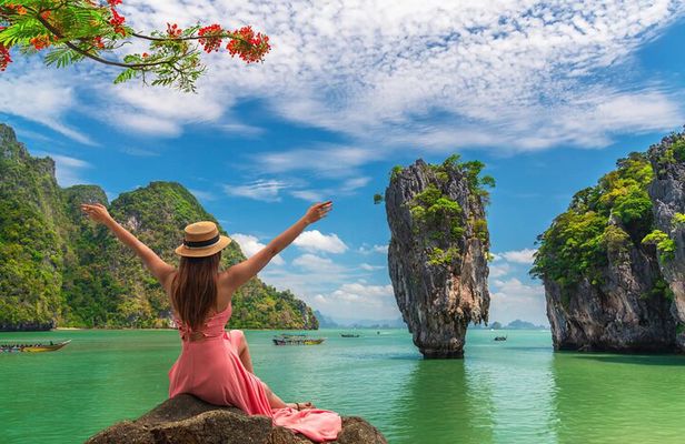 James Bond and Hong Island Canoeing by Speedboat from Krabi