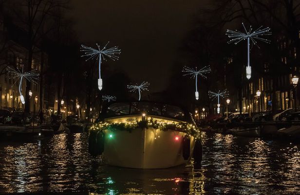 Amsterdam Light Festival: Canal Cruise Luxury Boat