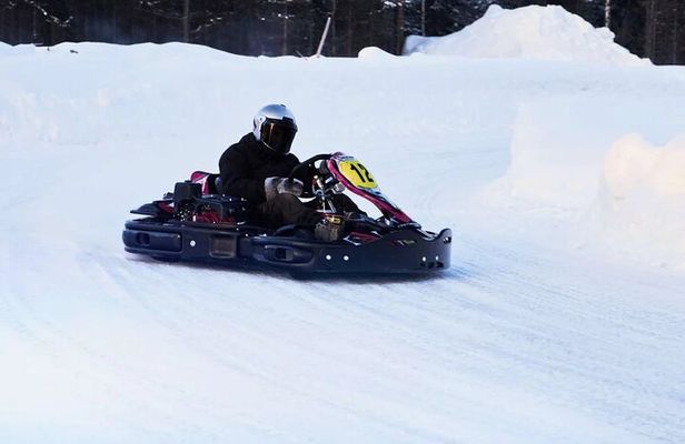 Lapland Winter Park Ice Karting Experience in Rovaniemi Finland