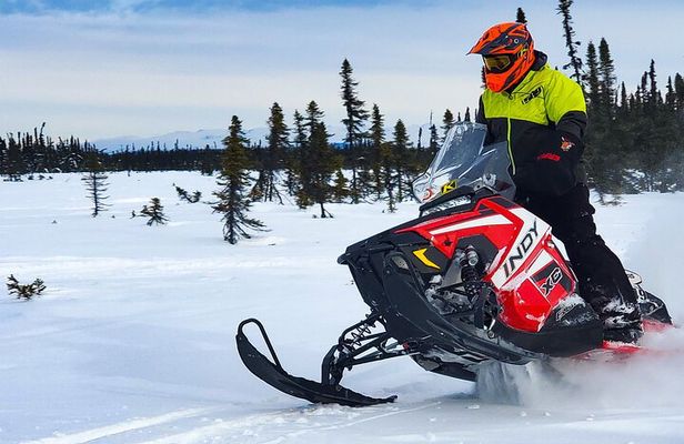 Anchorage Snowmobile Adventure with Hotel Pickup