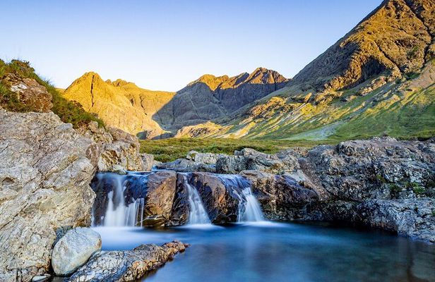 Isle of Skye Fairy Pools , Fairy Glen and Portree