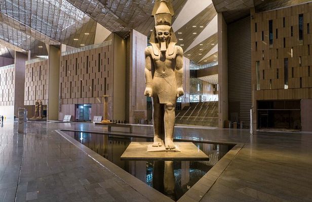 Grand Egyptian museum (GEM), Giza Pyramids, Sphinx and lunch
