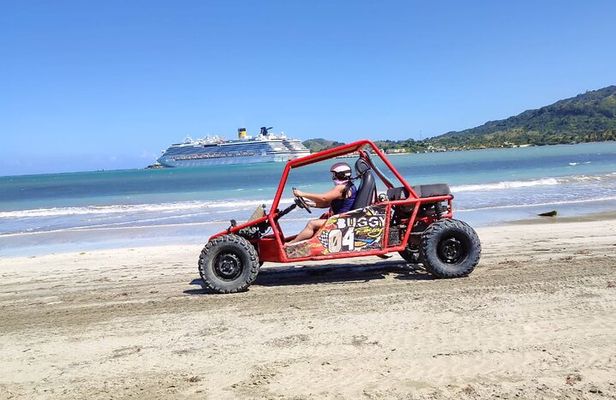 Amber Cove, Taino Bay Waterfalls and Buggy with Local Food Tour
