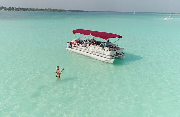 Chacchoben Mayan Ruins & Bacalar Seven Color Lagoon Boat Tour