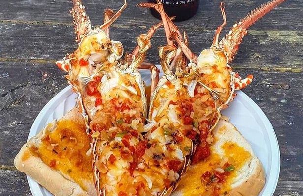 Lunch at Booby Cay Island in Negril