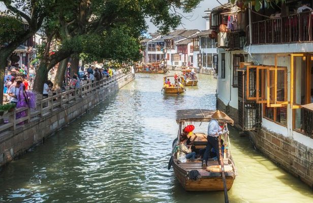 2-Day Zhujiajiao Water Town, Shanghai and Suzhou Private Tour