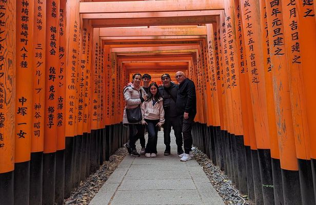 Full day Kyoto Walk in Fushimi, Arashiyama, Monkey, and Kinkakuji