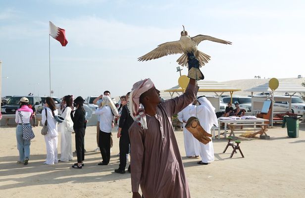 "Doha Desert : Safari, Sandboarding, Camel Ride & Inland Sea"