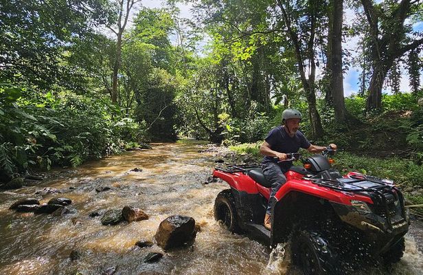 ATV Tour near Arenal Volcano, Jungle, and River Crossing