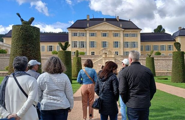 Beaujolais wine and Perouges village full day shared tour