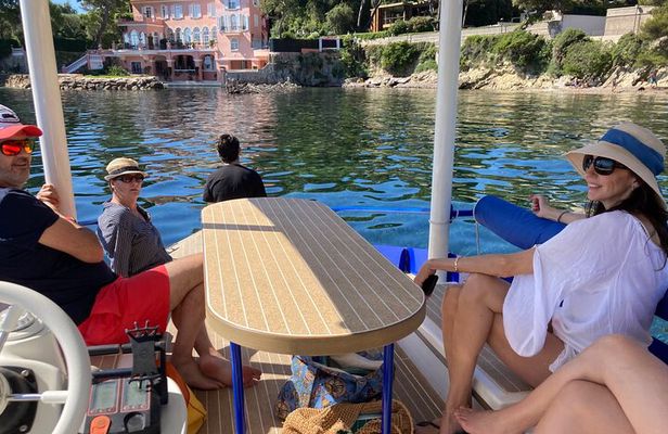 Private Cruise Near Nice and Monaco with Solar Powered Boat