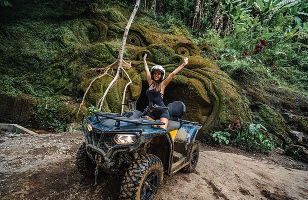 Explore Gorilla Cave by ATV in Ubud - Monkey Forest and Waterfall