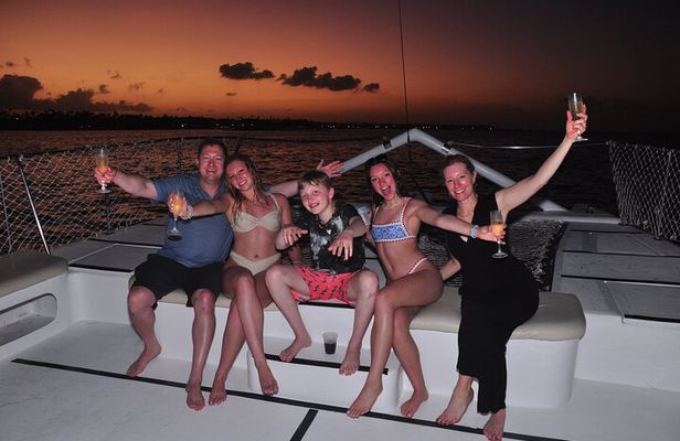 Punta Cana Sunset Catamaran Cruise with BBQ, Champagne & Music