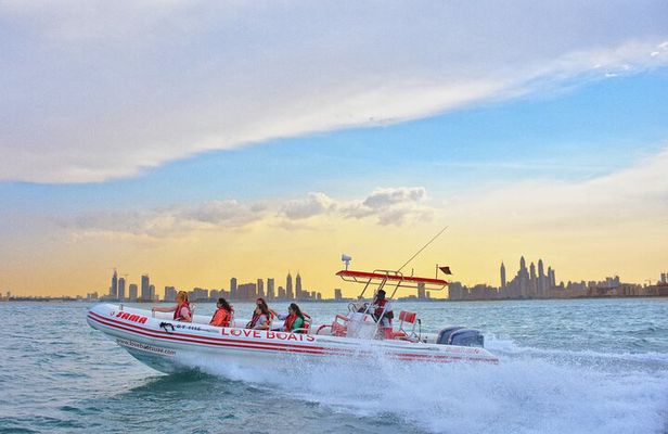Dubai Speedboat: Marina, JBR & Ain Dubai Skyline Cruise