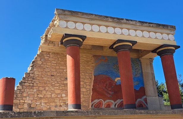Private Tour-Knossos Palace Zeus Cave&Olive Oil Mill from Elounda