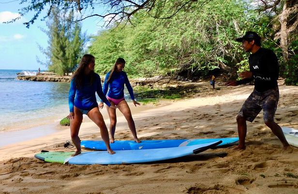 Beginner Surf Lesson at North Shore Haleiwa, Oahu