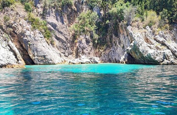 Private Sailing Cruise to the Caves of the Corfu North East Coast