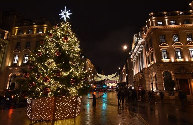 Private Christmas Lights Taxi Tour of London