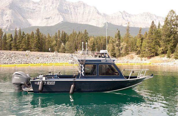 Banff Fishing on Lake Minnewanka