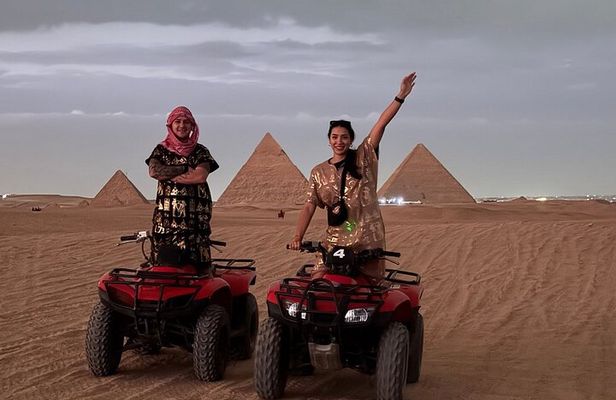 Giza Pyramids, Sphinx, ATV bike, Shopping, Dinner Cruise& Camel