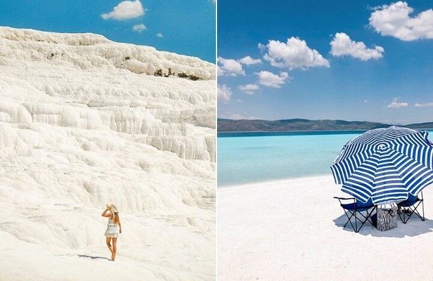 Salda Lake & Pamukkale Day Tour With Thermal Pools & Hierapolis