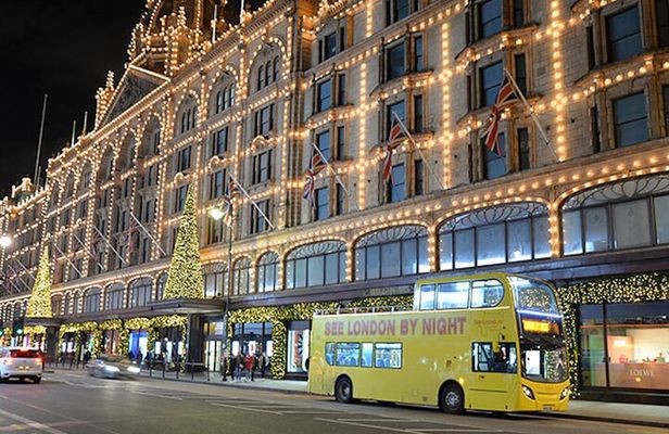 Christmas Lights Open-Top Bus Tour - TOP DECK GUARANTEE