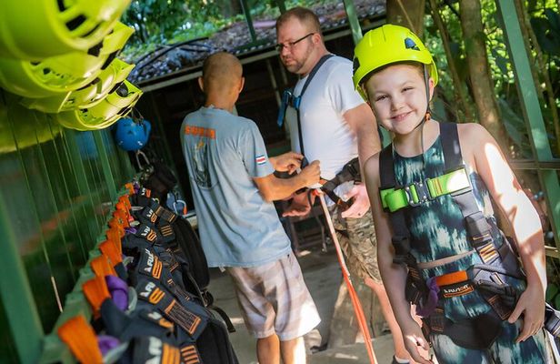 Manuel Antonio: Canopy Zip Line and Biological Park Tour