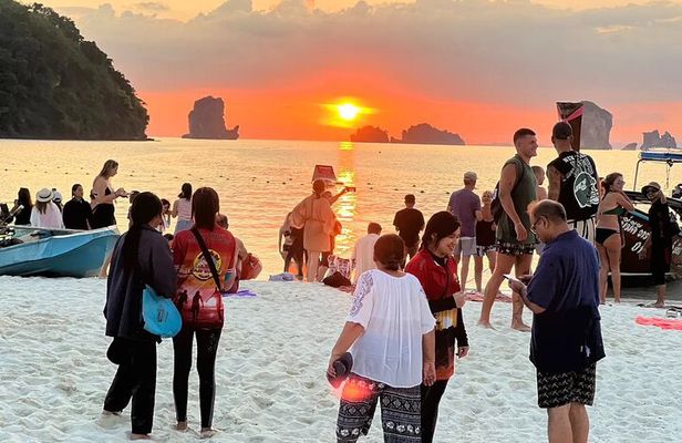 Krabi 7 Islands Sunset Tour BBQ Beachside Dinner + Plankton Swim