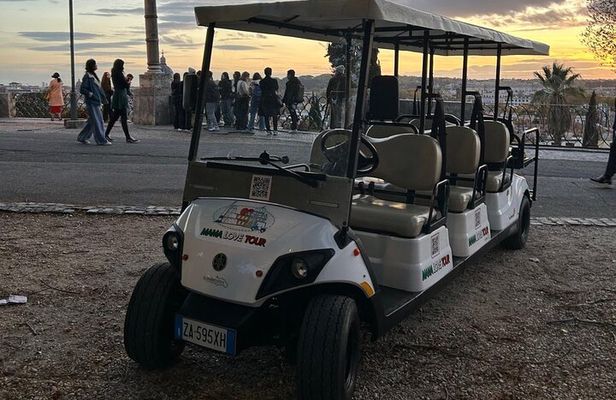 Golf Cart Tour of Rome: 3h with local guide and gelato