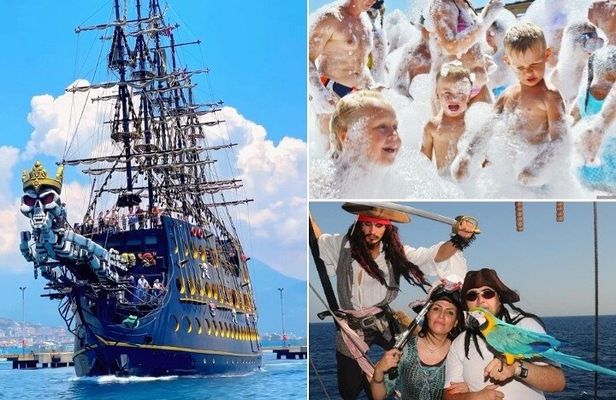Kemer GONSTER Pirate Boat Trip : Lunch & Soft Drinks & Transfer