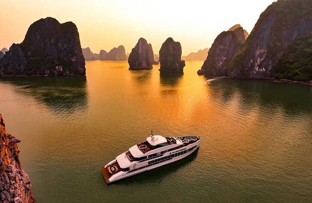 Halong Bay Symphony Day Tour with Pickup from Halong city