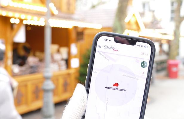 Unusual track game on Christmas markets in Clermont-Ferrand
