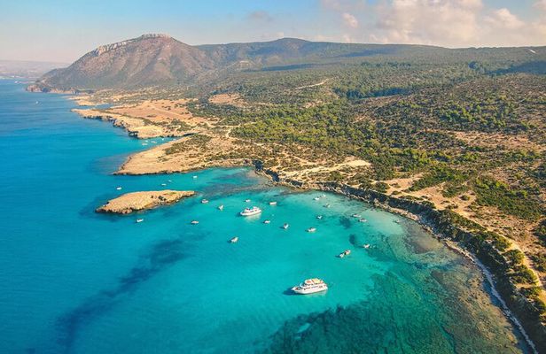 From Paphos Highlight Tour with Baths of Aphrodite & Blue Lagoon