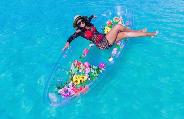 Clear kayak Drone Photo Shoot